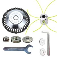 Kagni Cabezal Desbrozadora Universal- Cepillo Alambre Acero Disco Desbrozadora 200X25-4mm y Dabezal Aluminio…